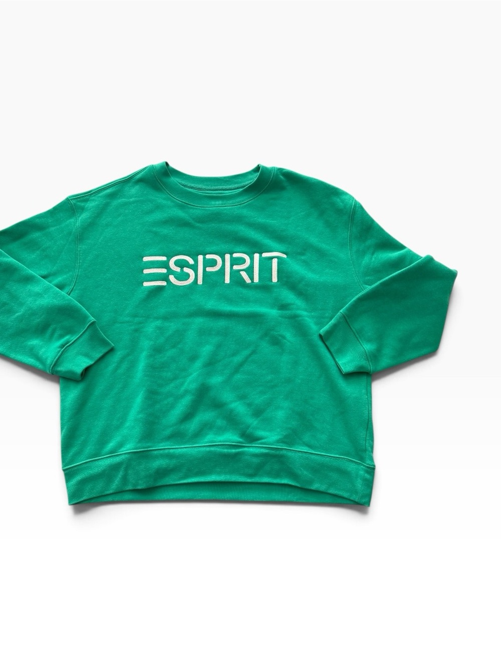 Esprit Green Logo Crewneck Sweatshirt